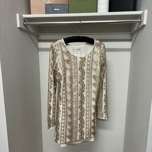 Dress the Population Gold Sequins Shift Dress